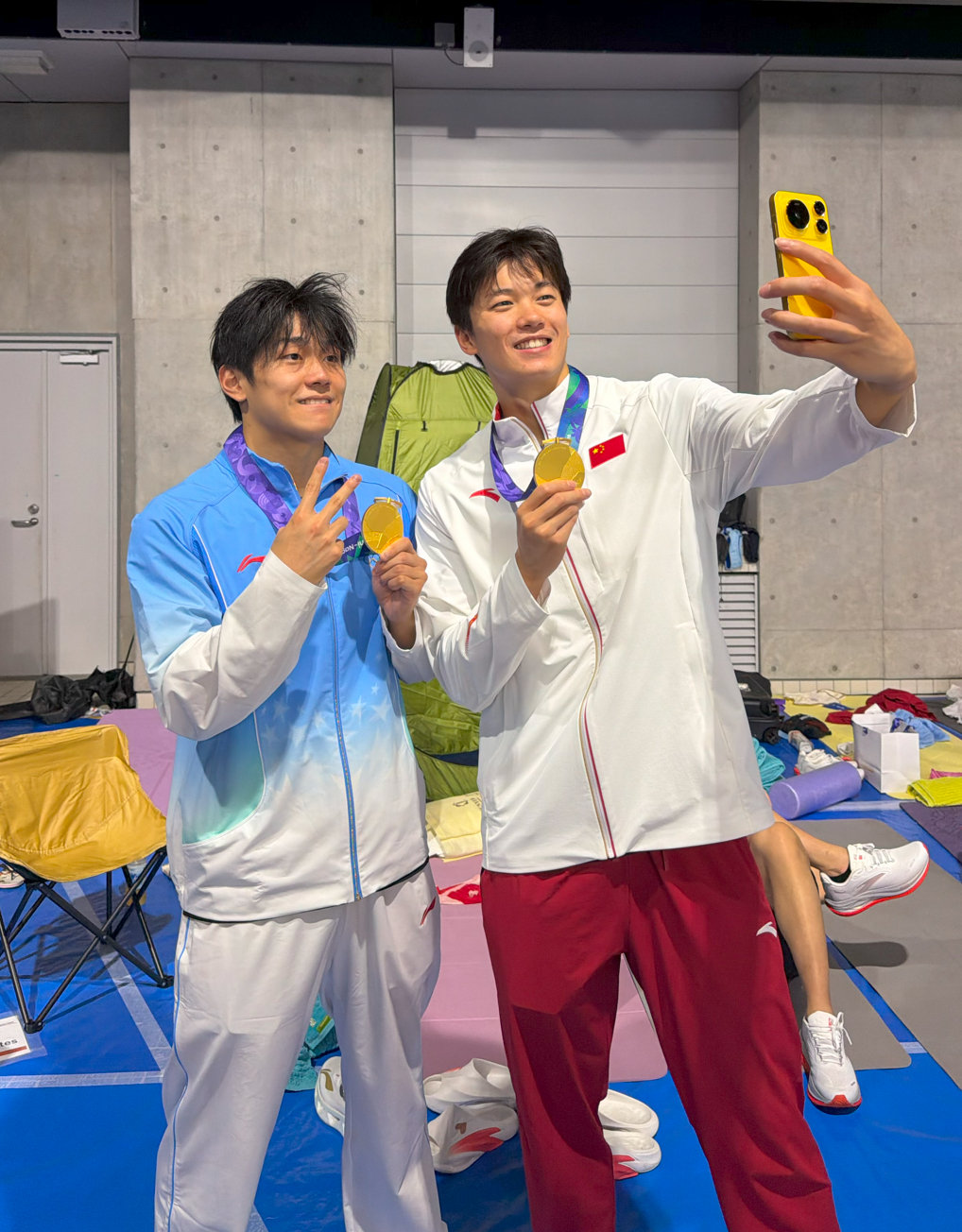 #五站亚运的汪顺了不起#顺哥真的太强了，在新人辈出的情况下依旧能拿奖牌！恭喜恭喜！另外，不得不说下这