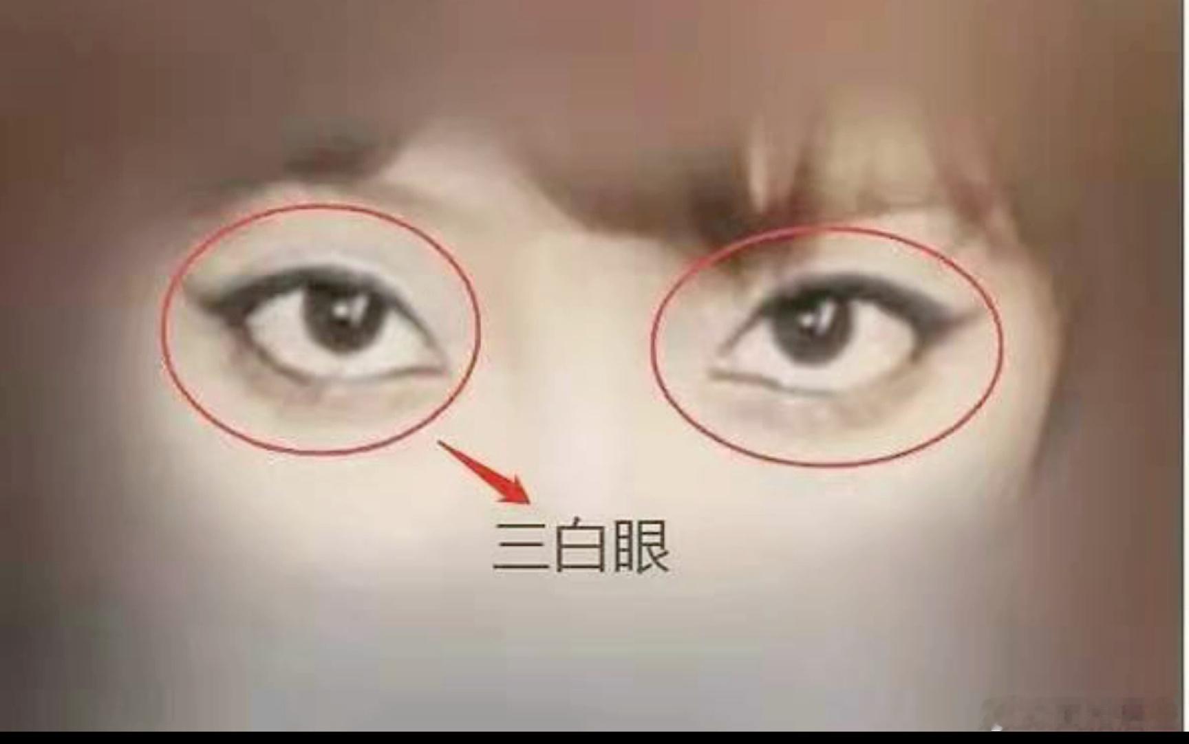 三白眼眼神凶狠人下三白的眼神，被认为具有高度的隐匿性和行事果断的特点。在专业领