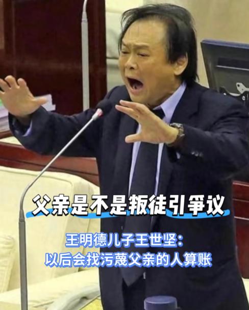 《沉默的荣耀》传到台湾后，最难受的莫过于台湾民进党中死硬的“台独”分子王世坚，为