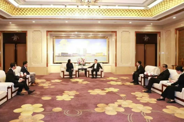 特斯拉高层来锡考察 蒋锋会见陶琳一行