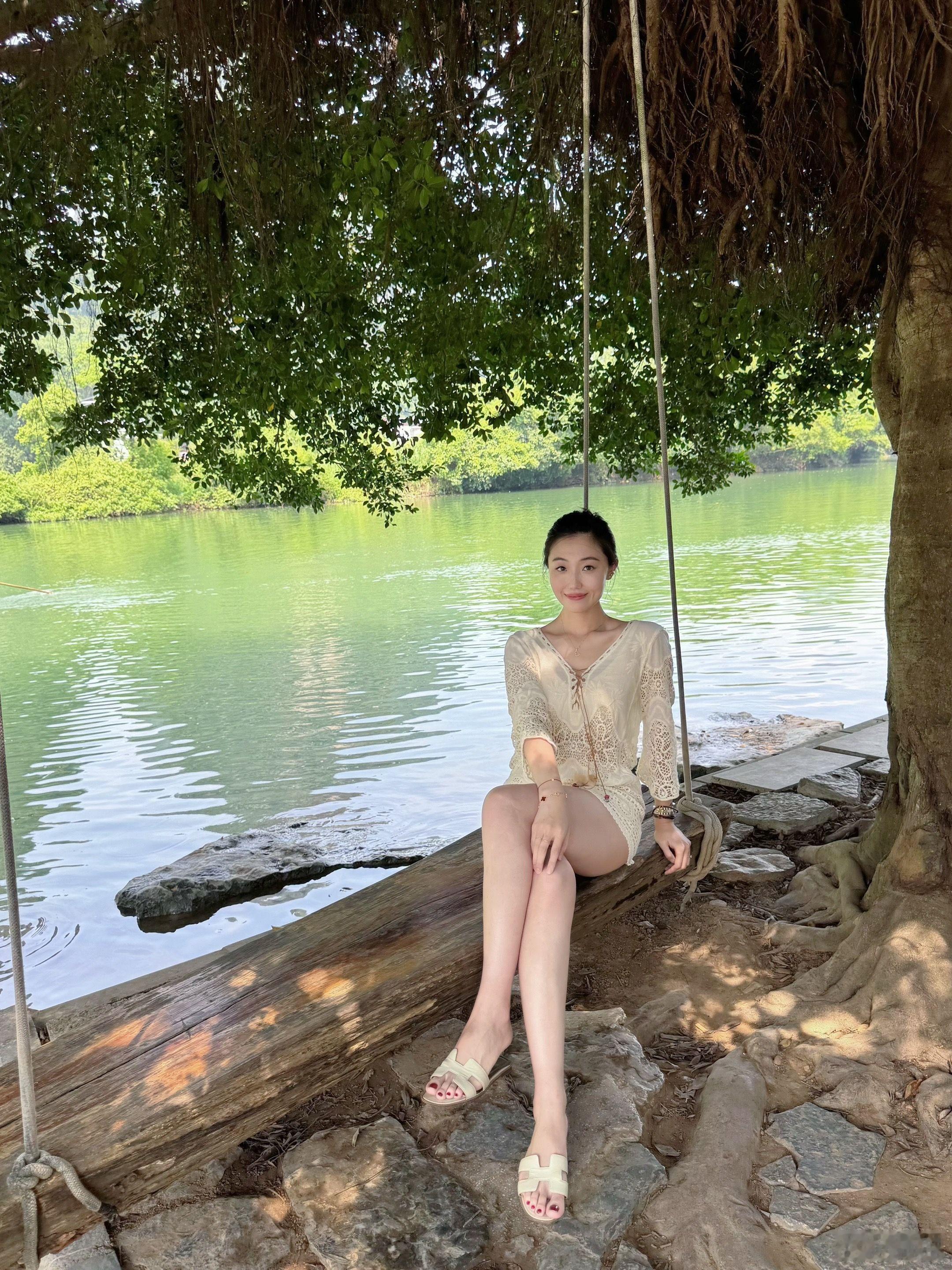 主持人齐彤彤🧩桂林山水游玩plog​​​
