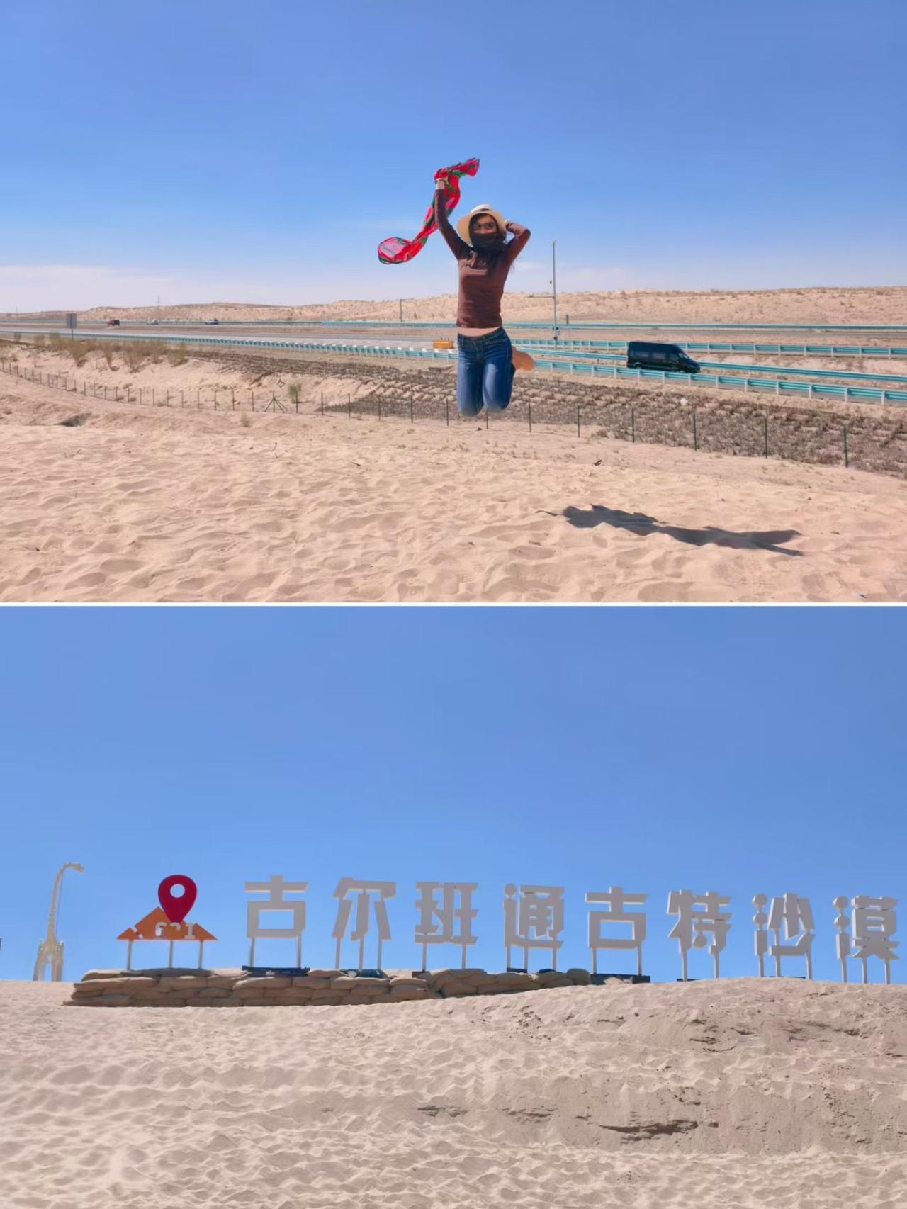 从乌市到阿勒泰在古尔班通古特沙漠，遇见了小王子的狐狸和玫瑰花；在​戈壁见到了“