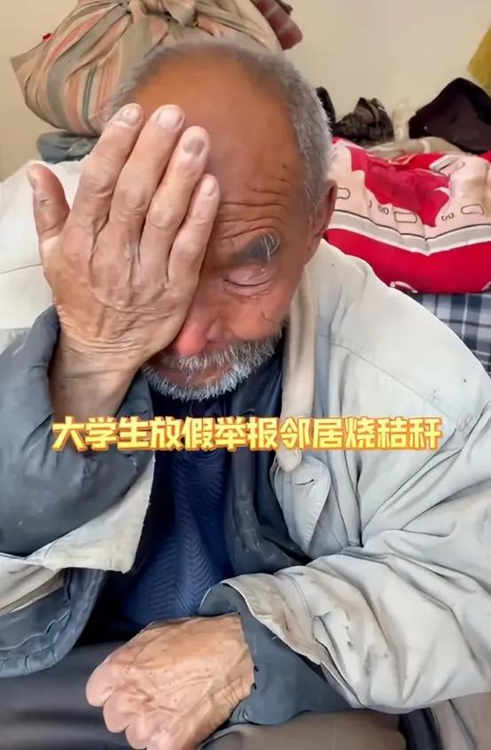 举报邻居烧秸秆后，奶奶被全村孤立。在农村，不是这么活的！一个电话，毁了一段十