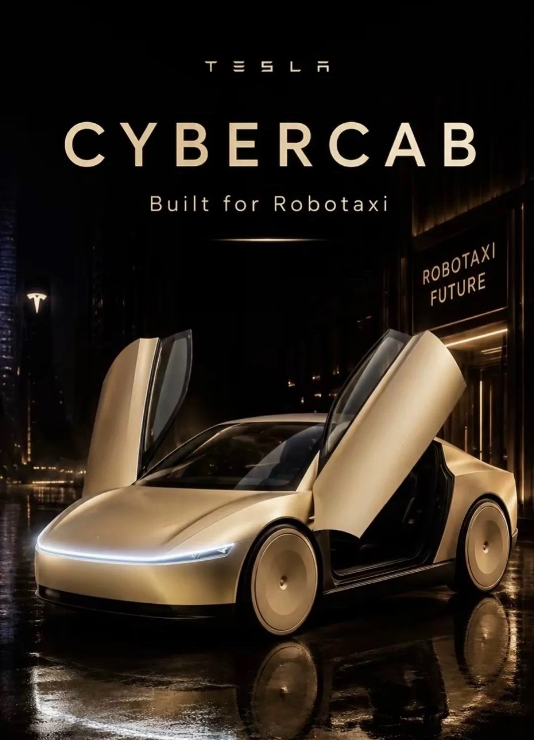 #无人驾驶冲击出租车司机饭碗#马斯克Cybercab在奥斯汀开启试运行，胡锡进就此发文感慨，新技术浪