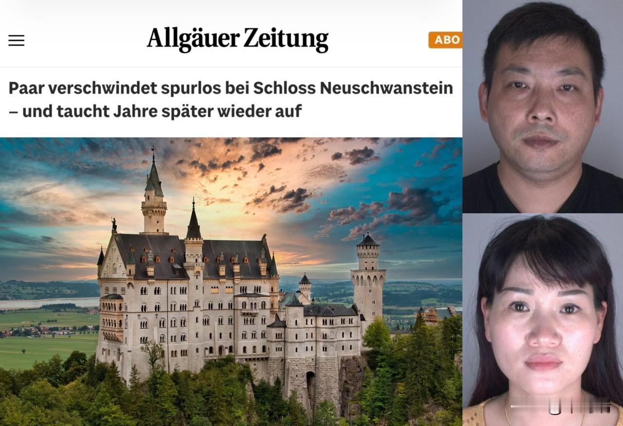 一对中国夫妇于2016年在德国新天鹅堡附近失踪，多年后在荷兰被发现。失踪与