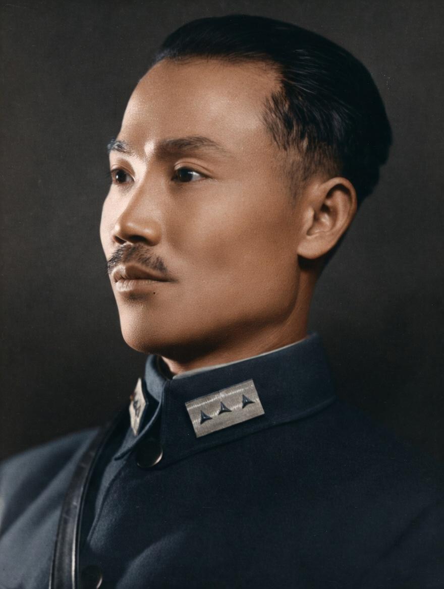 1937年，南京，国民党高级将领、蒋介石嫡系核心陈诚的官方半身肖像。陈诚是蒋介