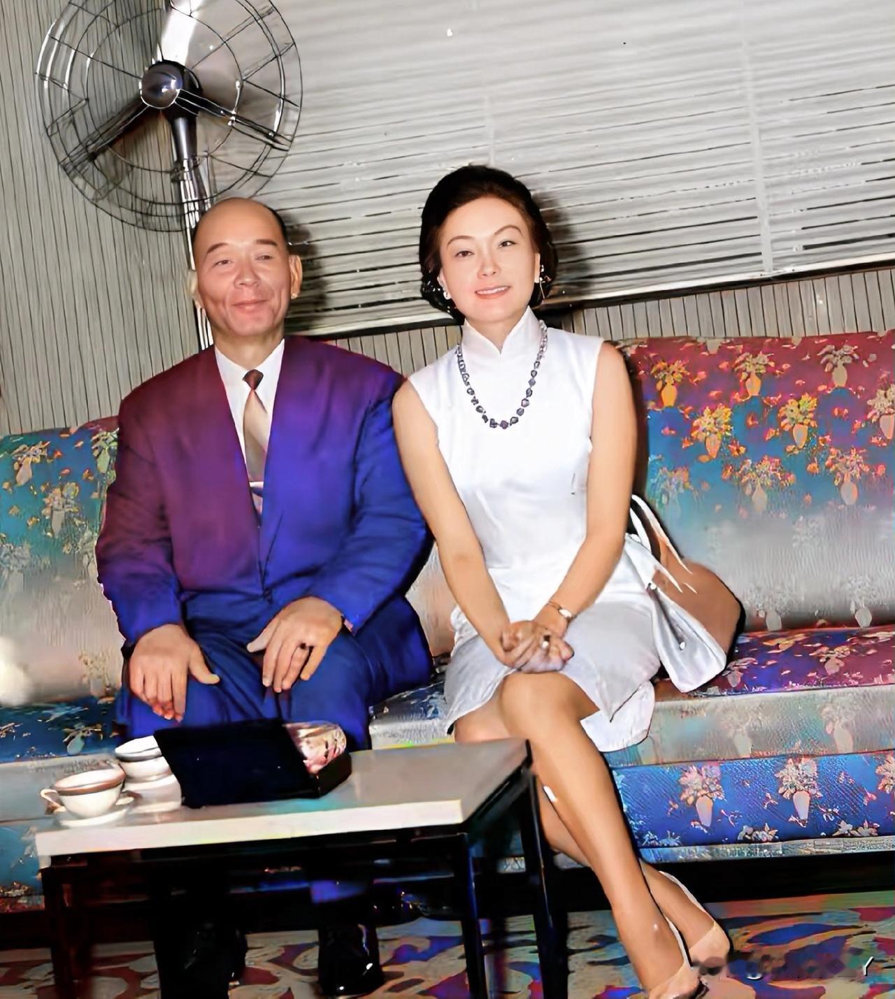 上世纪60年代，在台湾的胡琏与陈纳德的遗孀陈香梅。这而非演戏，也并非影视剧里的演