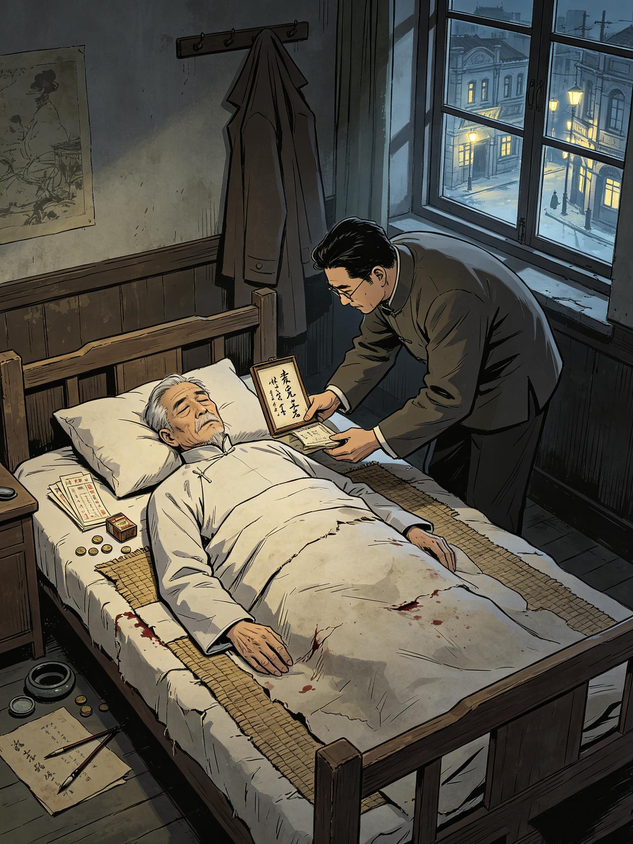 他是袁世凯的儿子，却死在破席子上。1931年，天津。一个老头死在租界的小公寓
