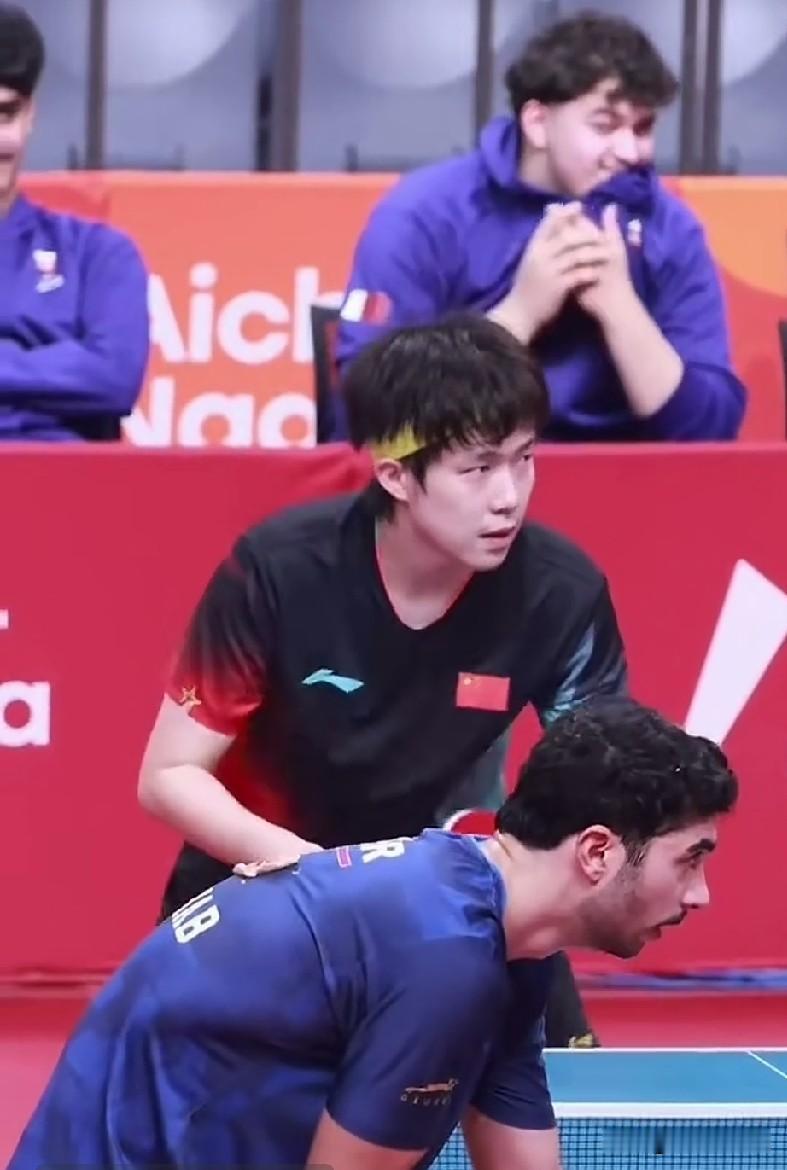 阿卜杜勒侯赛因:咦？我咋还2-0的大比分赢着王楚钦呢？这咋回事？王楚钦: