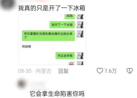 我真的只是开了一下冰箱