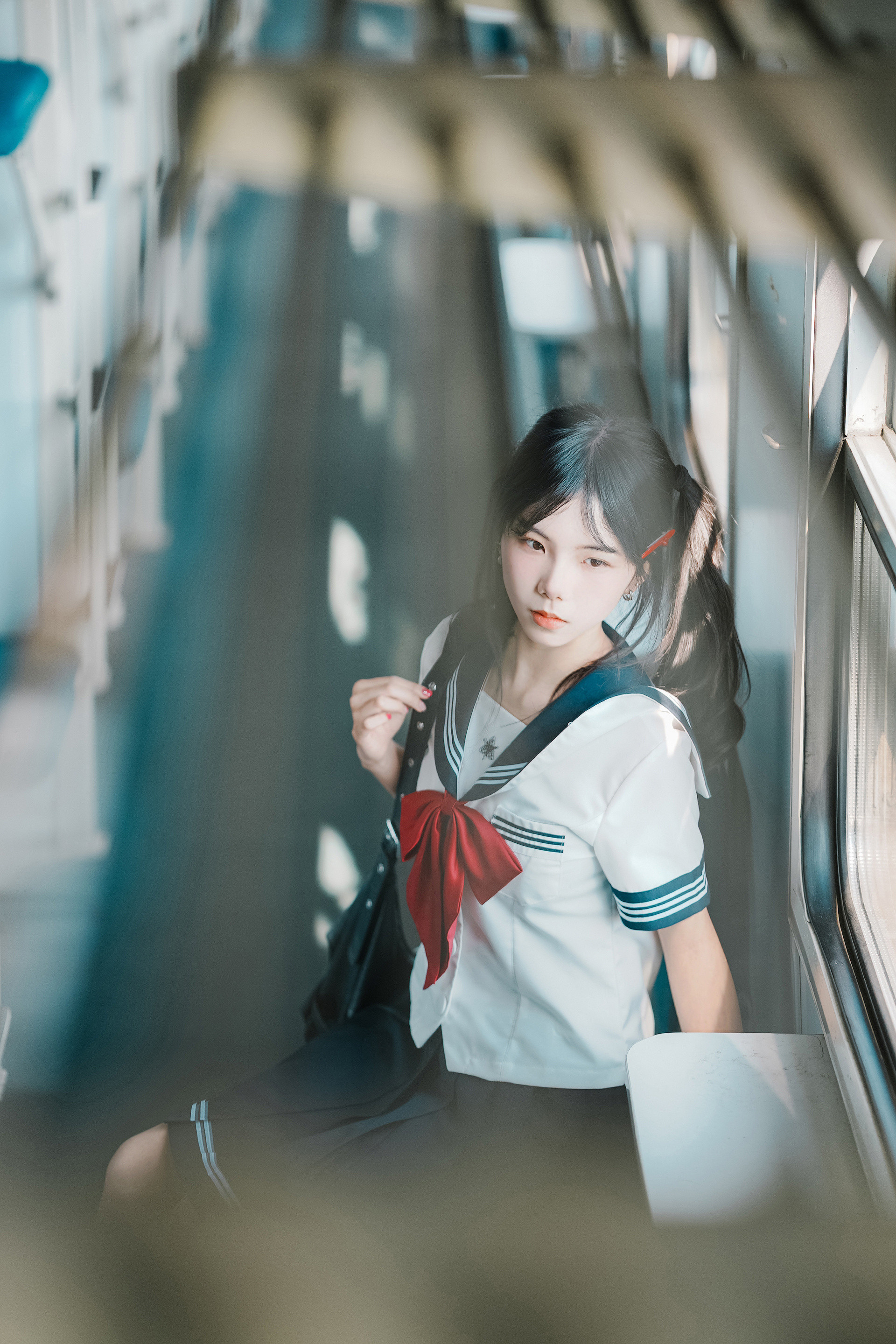 绿皮里的JK少女