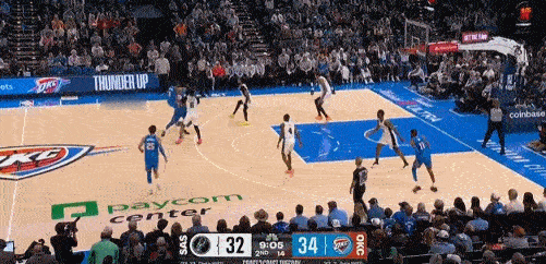 太恐怖了，马刺98-119惨败雷霆，这场比赛虽然输了但是文班亚马有一个球太恐怖了