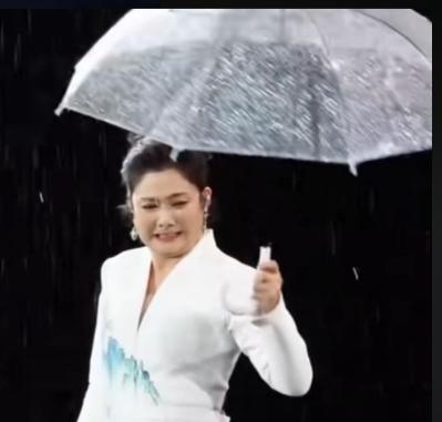 研究了大半天终于整明白玲花的唇语说得是啥了曾毅使坏把伞扔了以后，玲花说了两字