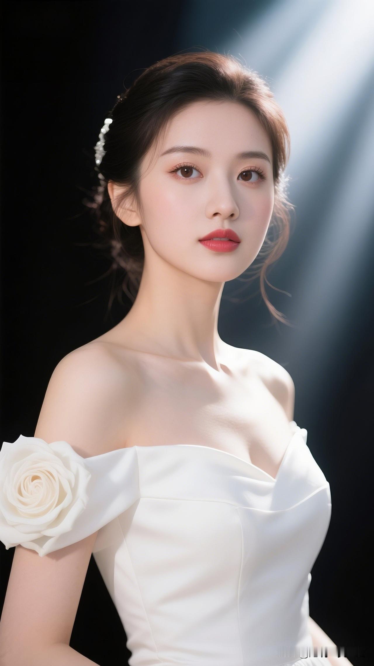 花开花落，美人如玉。看看气质女神的穿着搭配吧优雅婚纱写真，绽放如花般美丽