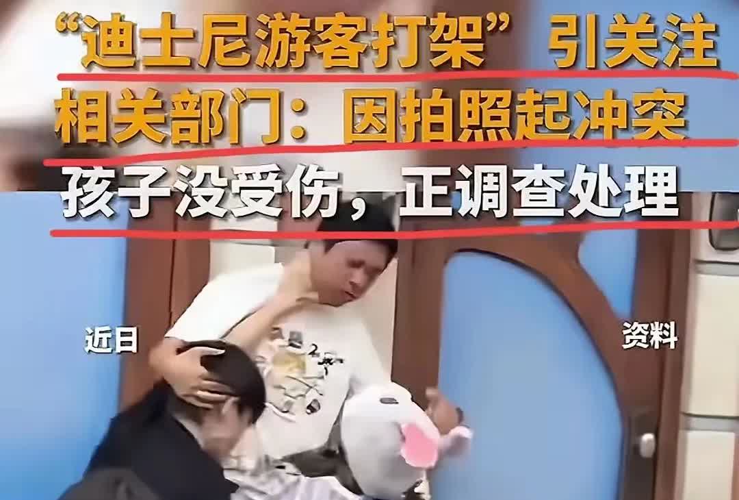 迪士尼打架的两家对比一下，兔耳朵情侣👫真的是战斗力十足，两个人一定要锁死，真的