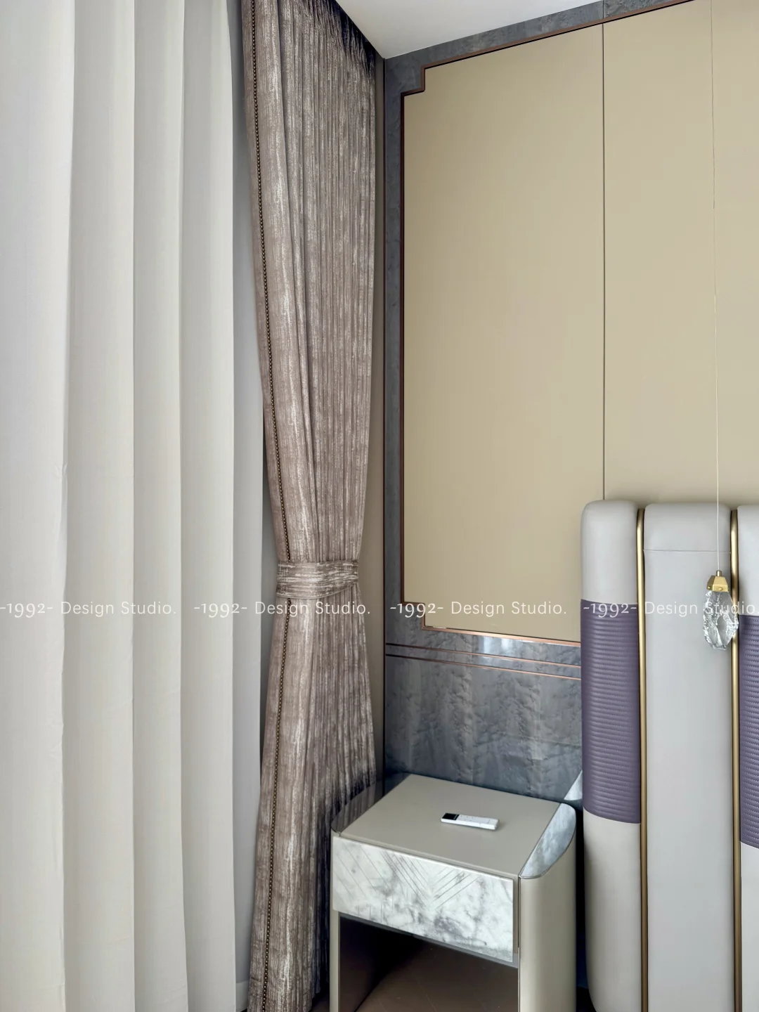 雅颂阁300平大平层主卧窗帘