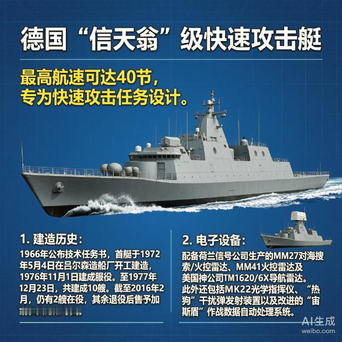 军事ai新视野德国“信天翁”级快速攻击艇“信天翁”级快速攻击艇是德国于20世纪