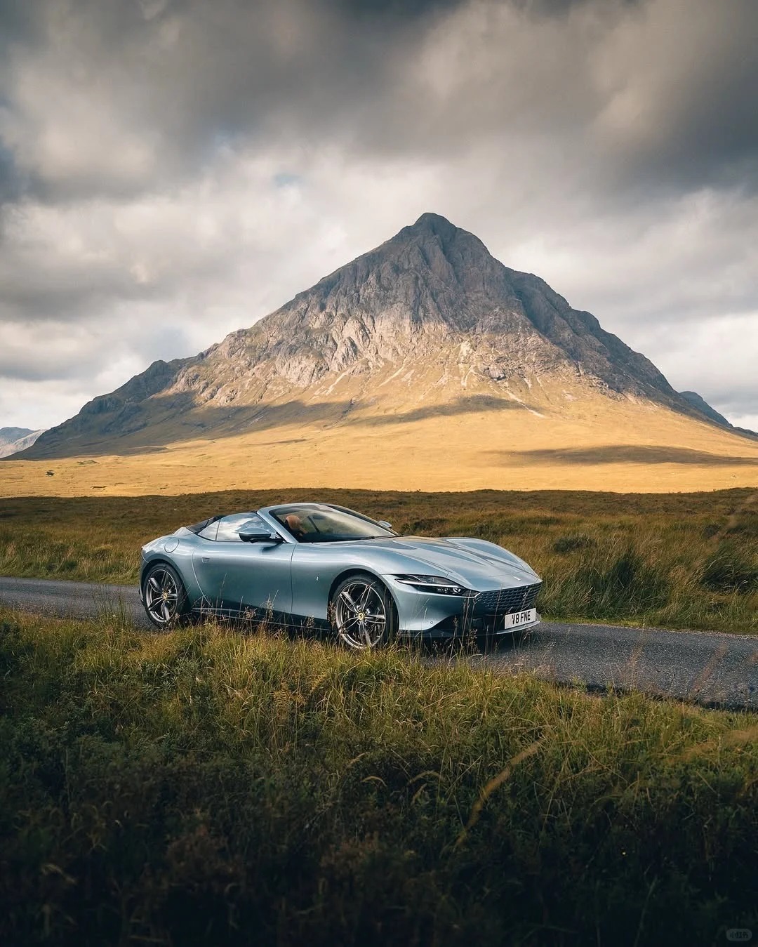 RomaSpide，前置引擎软顶敞篷GT跑车，氛围绝了绝美车片