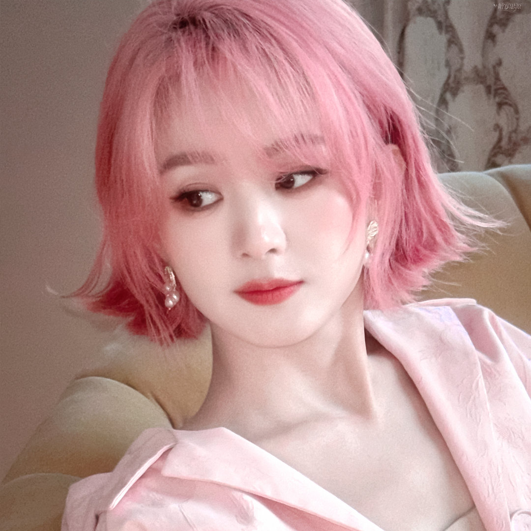 粉发丽丽#赵丽颖#​
