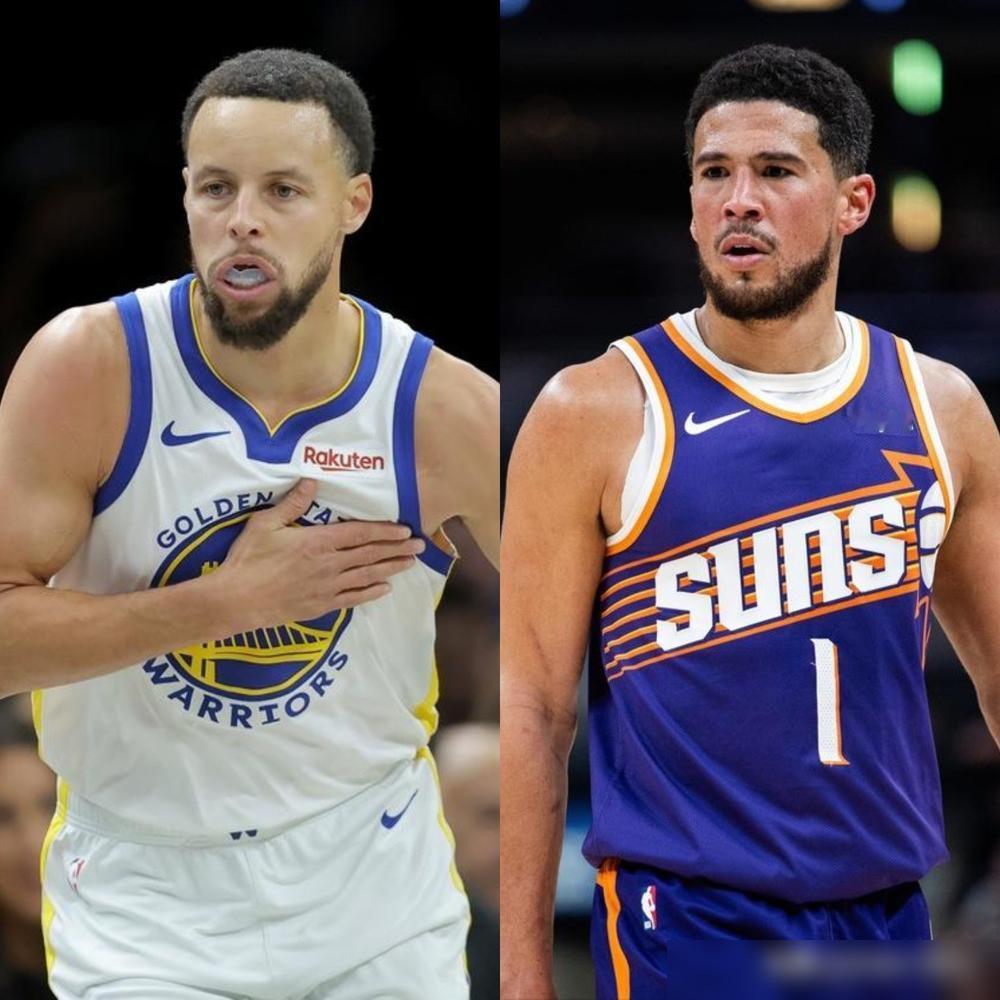 把布克跟库里放一起比，简直就是篮球界的笑话。你翻翻数据，38岁的库里，真实命