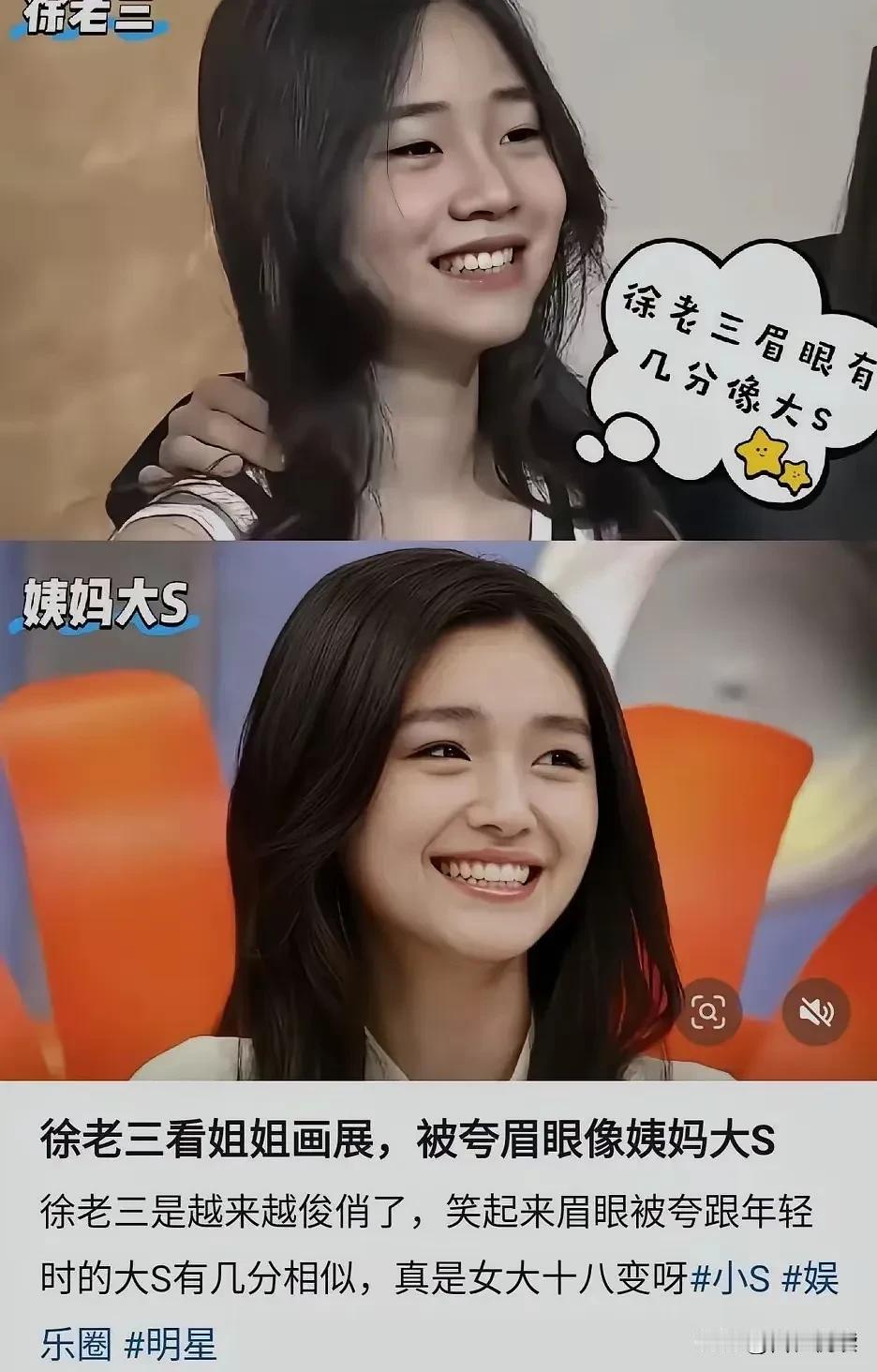 呵呵大S要是知道了会不会气得活过来大家听说了么小S的家的二女儿办画展