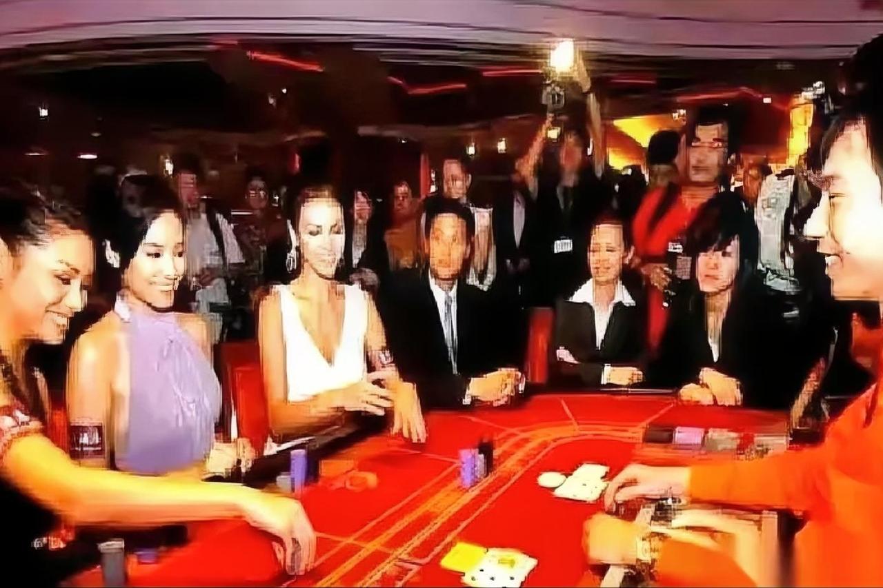 澳门银河赌场，一个内地客赢了两千万港币，直接把码丢在桌上，对着荷官就一句：“换钱