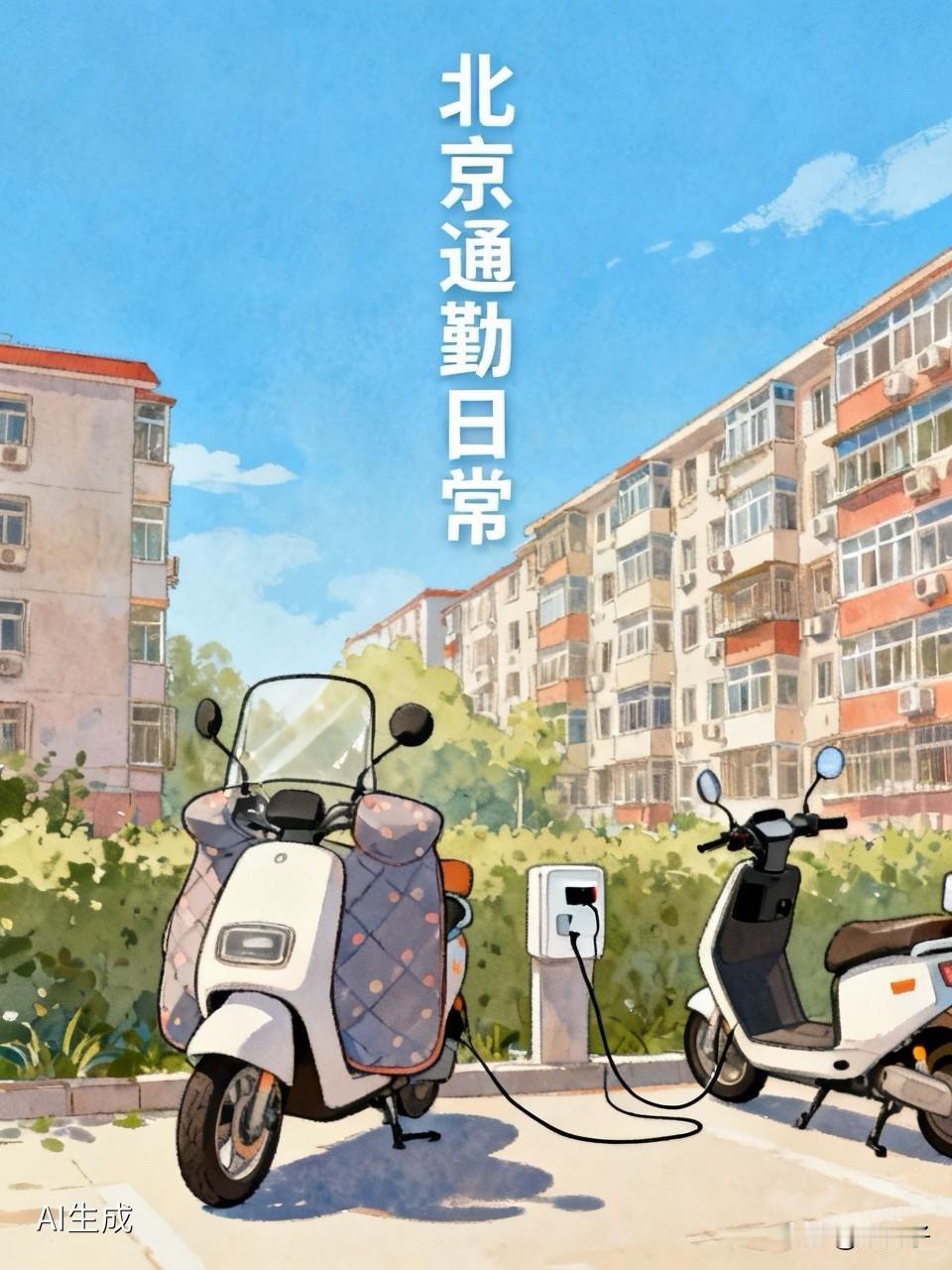 北京这天气，真是专门跟骑电动车的人较劲我每天通勤都骑小电动车，早上骑去地铁站