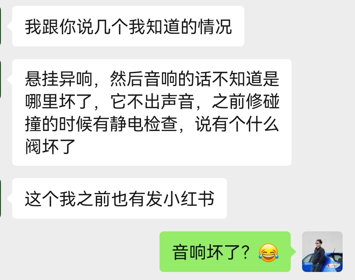 车主刚说这车音响没声可我买的就是马克莱文森啊🥲​​​