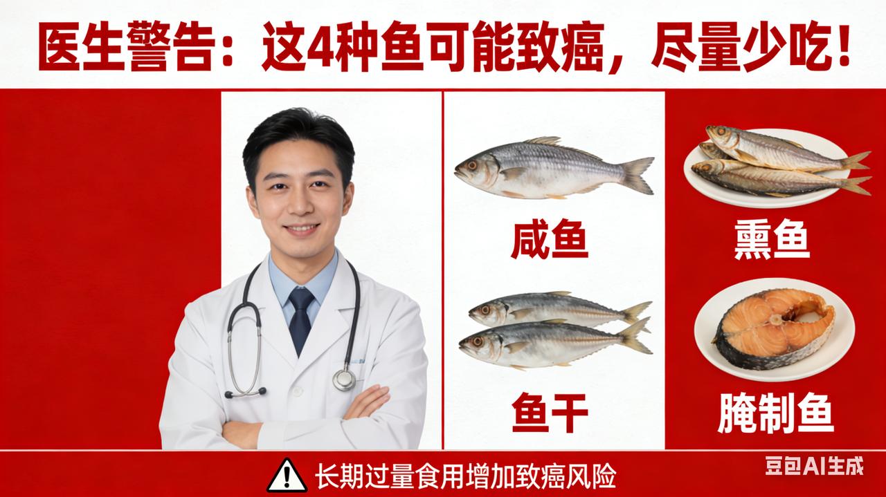 医生警告：这4种鱼可能致癌，尽量少吃！警惕！这4种鱼是餐桌上的“致癌刺客