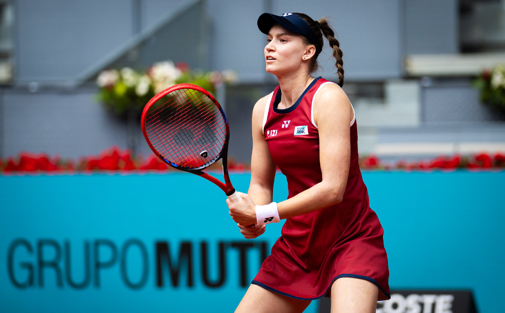 莱巴金娜晋级再战郑钦文🔥WTA1000马德里站第二轮，2号种子莱巴金娜苦战三盘