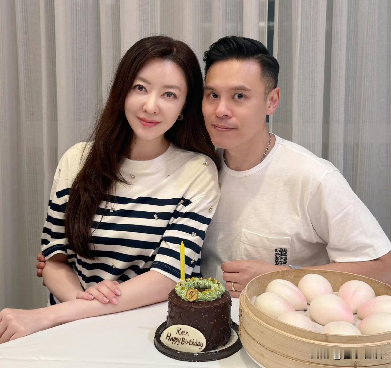 熊黛林，高调发文8月11号上午，熊黛林高调发文，为自家老公郭可颂庆生，配文