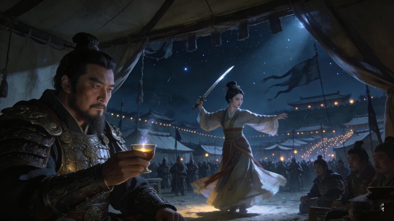 韩信布下十面埋伏刘邦的汉军将楚军层层围困粮草断绝，军心涣散。曾经叱咤风云的