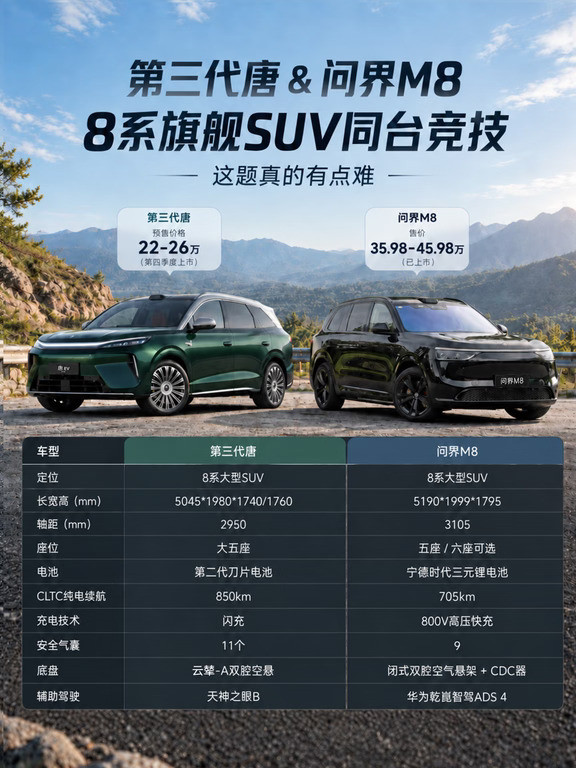 这两台8系SUV大哥看似很难选，实际？