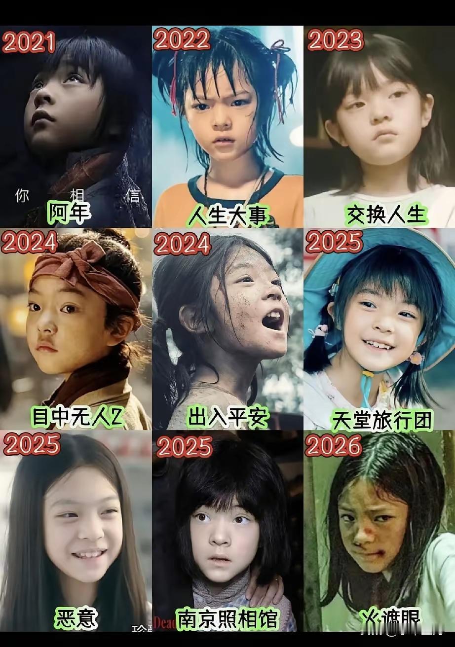 小童星杨恩右童星真的吃天赋，没有天赋，有钱有人也没用，还是演得好，导演愿意用她