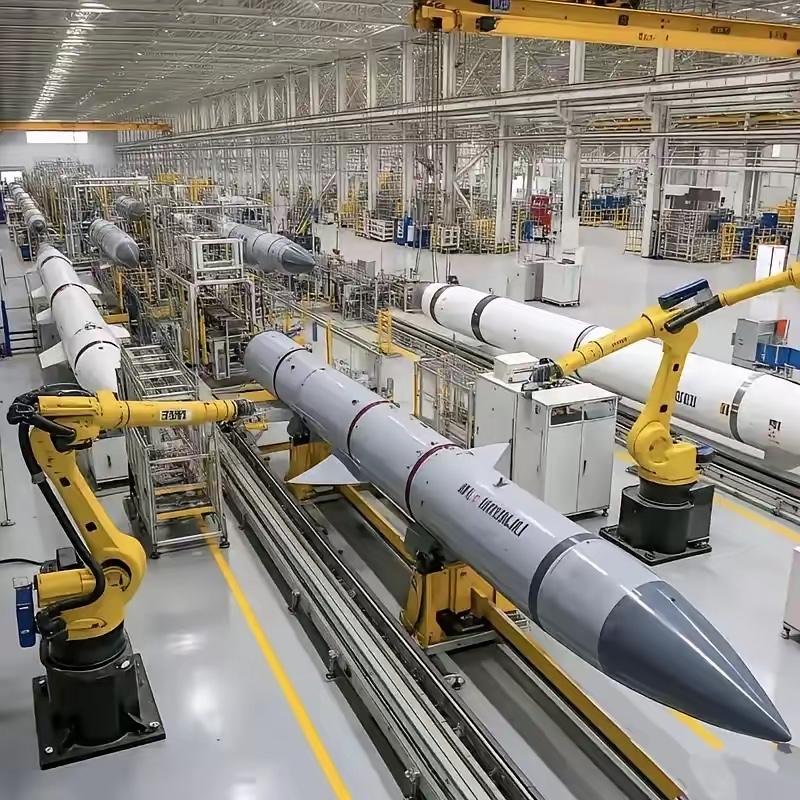 一天100枚！中国PL-15导弹全自动生产线震撼亮相，碾压级产能背后的硬核实力