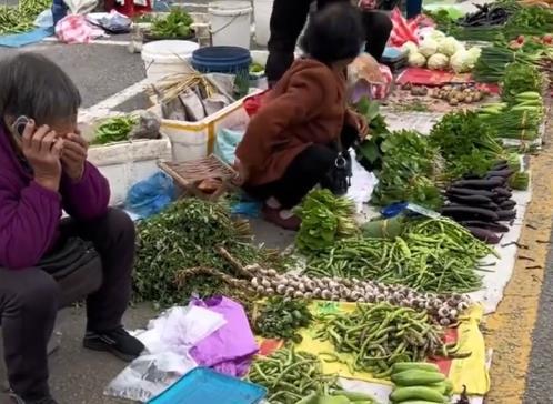 美国老外逛中国小县城！连青菜都没认全，五国网友看完彻底吵翻一位习惯了逛大型超市