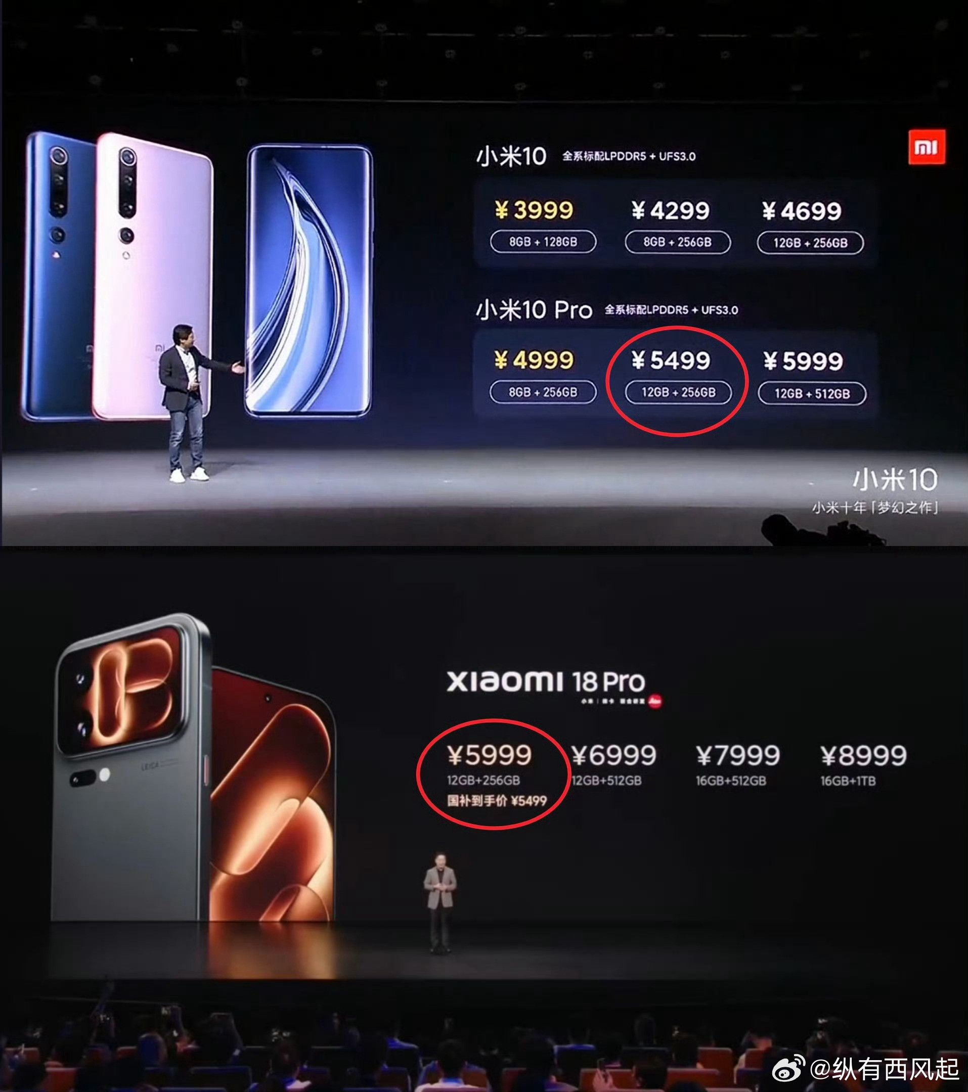 小米手机六年没涨价这话题很有意思，￥5499当年能买到小米10Pro，现在可