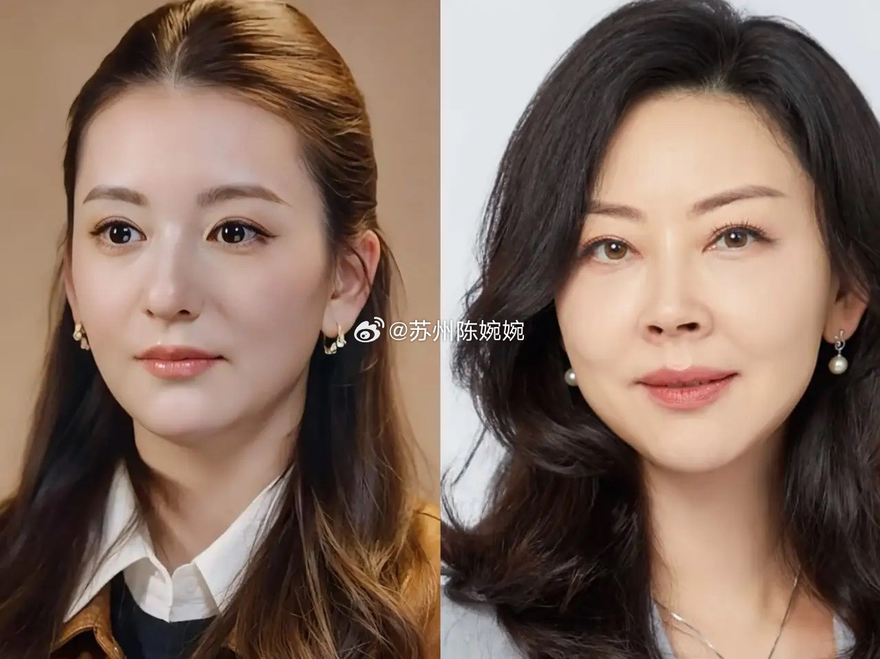 同为女人，同叫方媛，同名不同命！左边是“天王嫂”方媛。38岁，模特出道，嫁给郭富