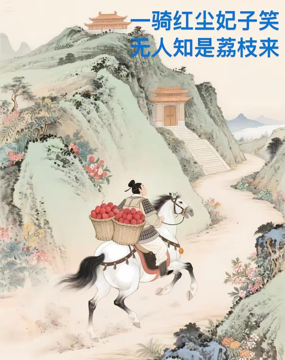 看了最近比较火的《长安的荔枝》，有个疑问，为啥唐玄宗要下发让人从岭南运来荔枝给杨