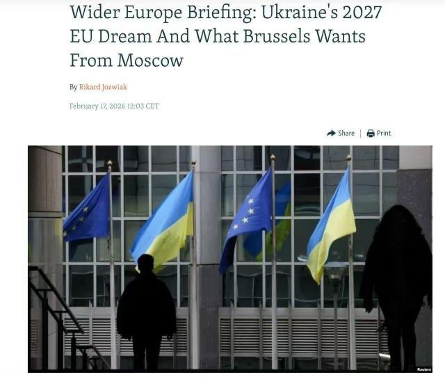 欧盟外交与安全政策高级代表卡拉斯最近提了一个条件清单，说要和俄罗斯坐在谈判桌上，