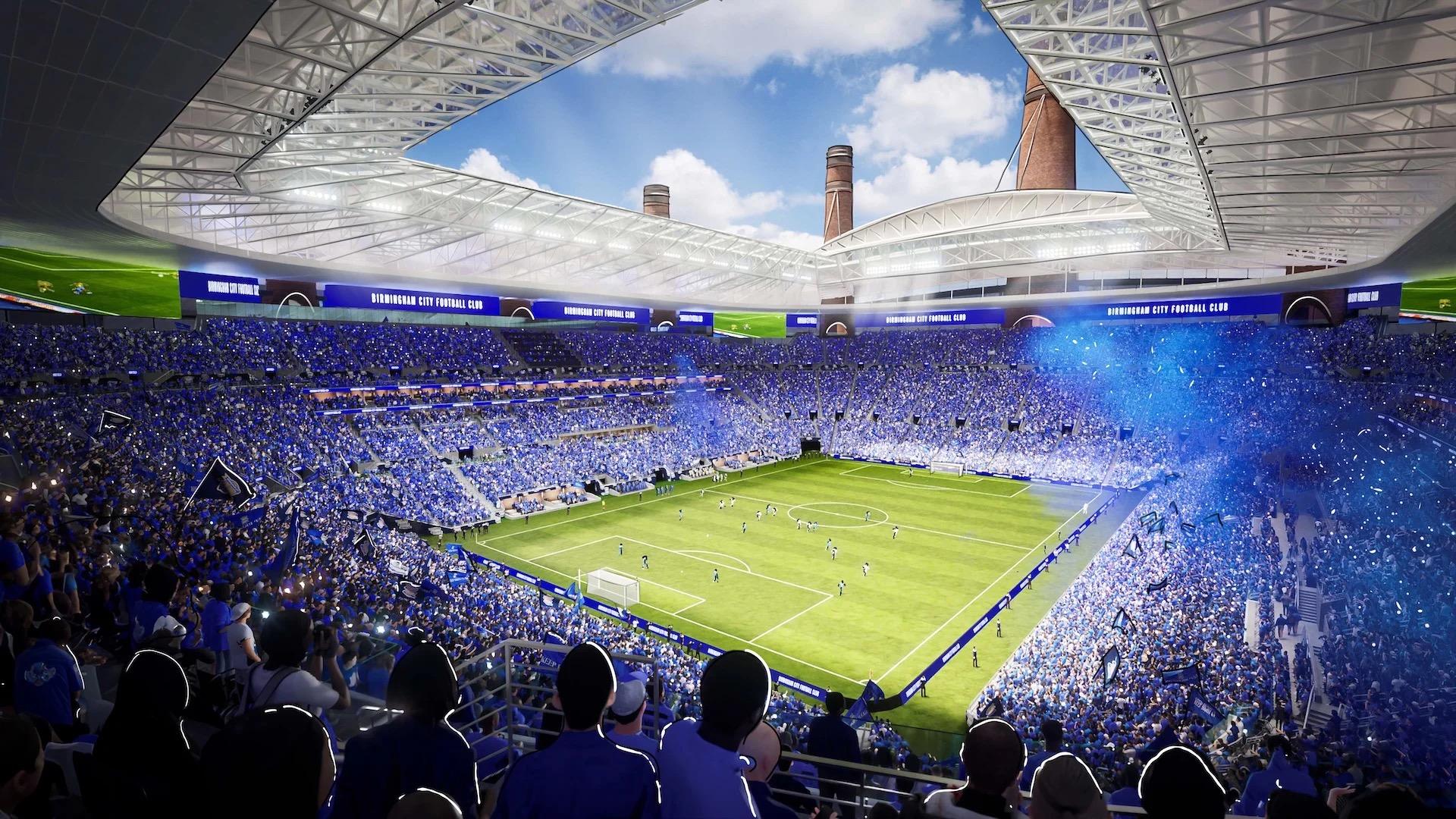 伯明翰官方: 62000人新球场方案公布, 预计30/31赛季前完工