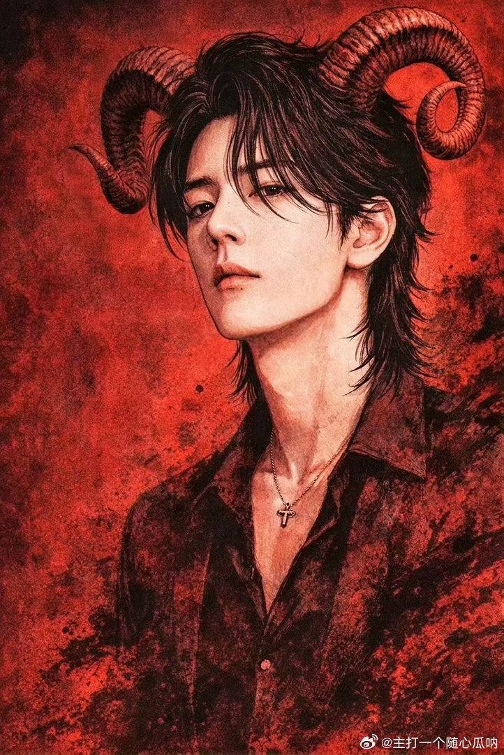 肖家画手真是神了，狼尾，肖战今天就是这个感觉，恭迎齐夏