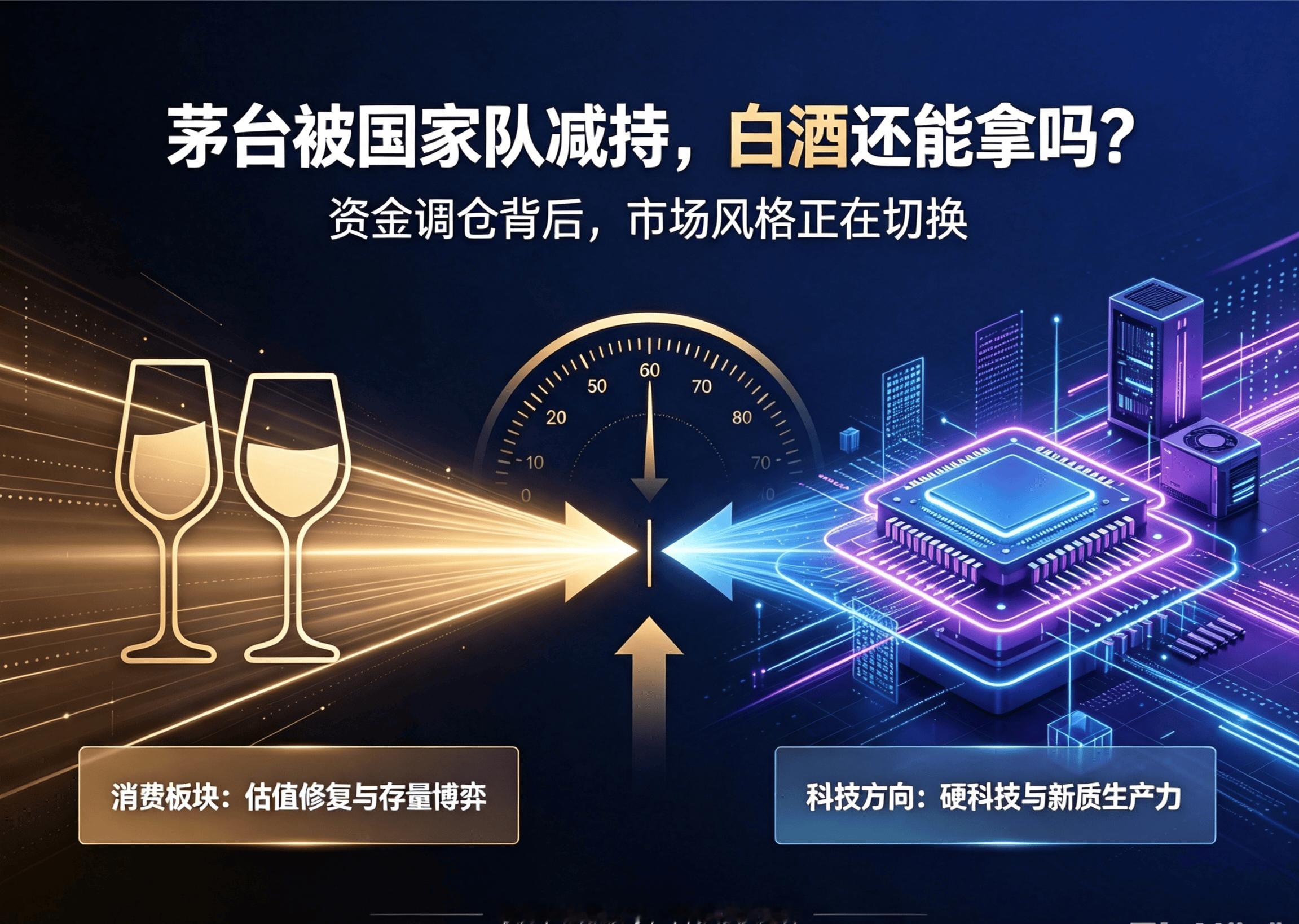 茅台被汇金减持，白酒还能拿吗？？￼最近半年报出来，汇金、证金退出茅台前十大股东，