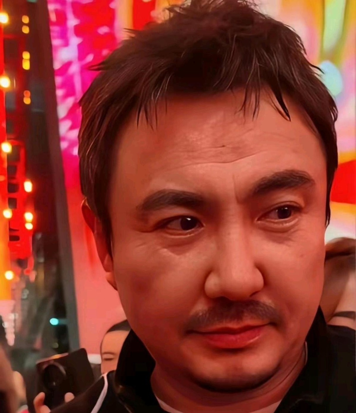 台上逗你笑的那张脸，跟台下的是同一张吗？网友拿放大镜看了一圈，得出的结论挺有意思：林永健，长着三角眼