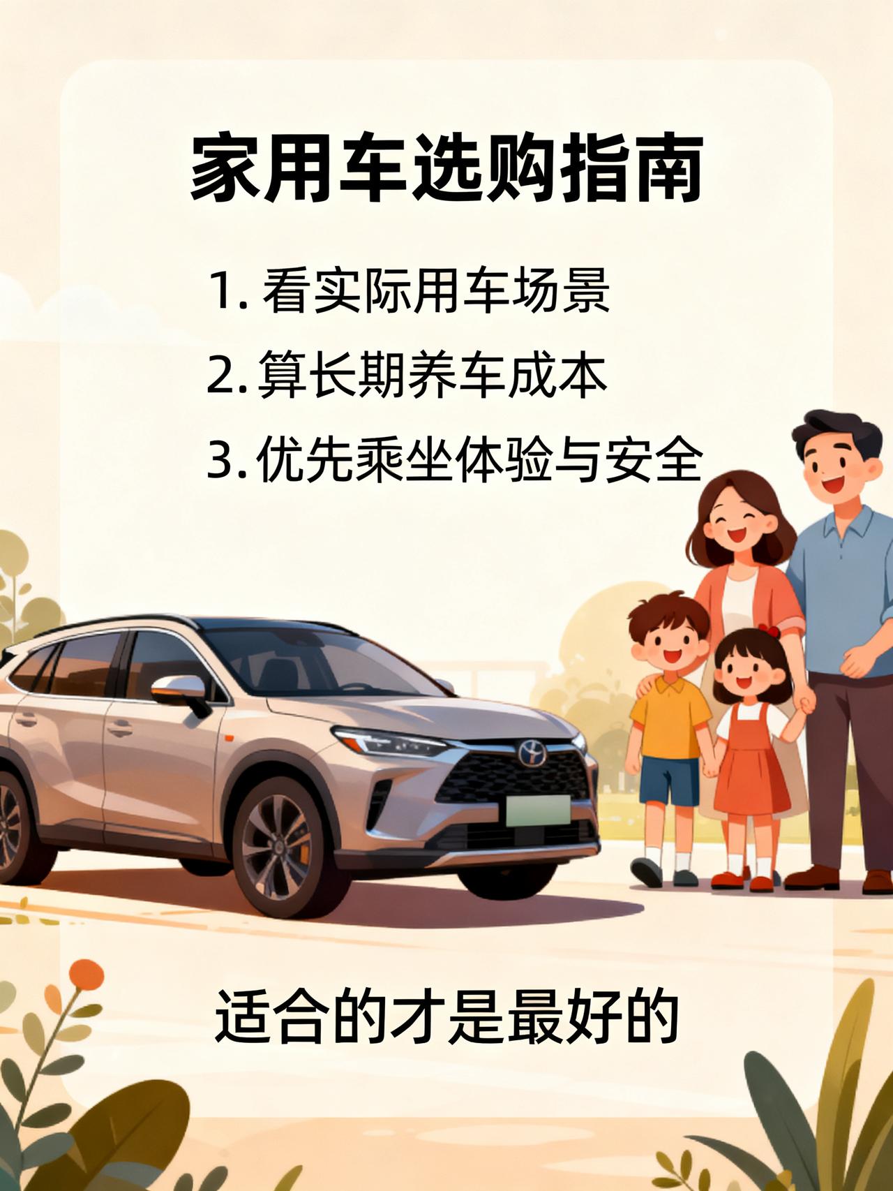 普通家庭选家用车，记住这三点就够了普通工薪家庭选家用车的3个实在经验，4S店销