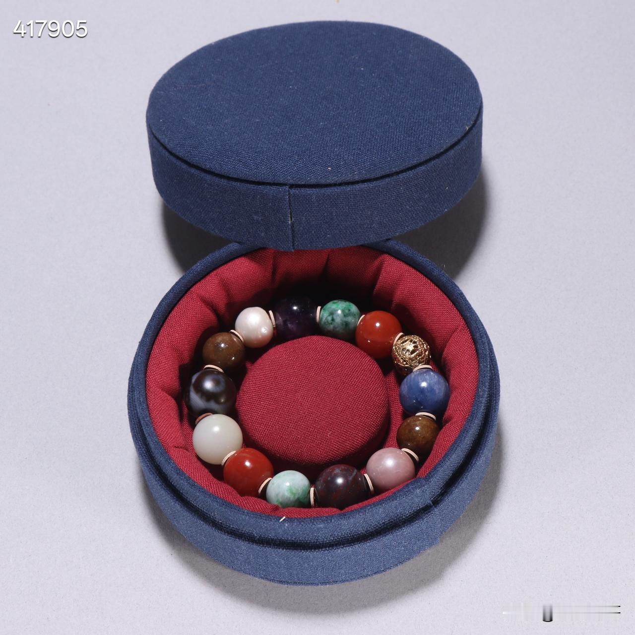 旧藏多宝手串规格：珠径1.5cm