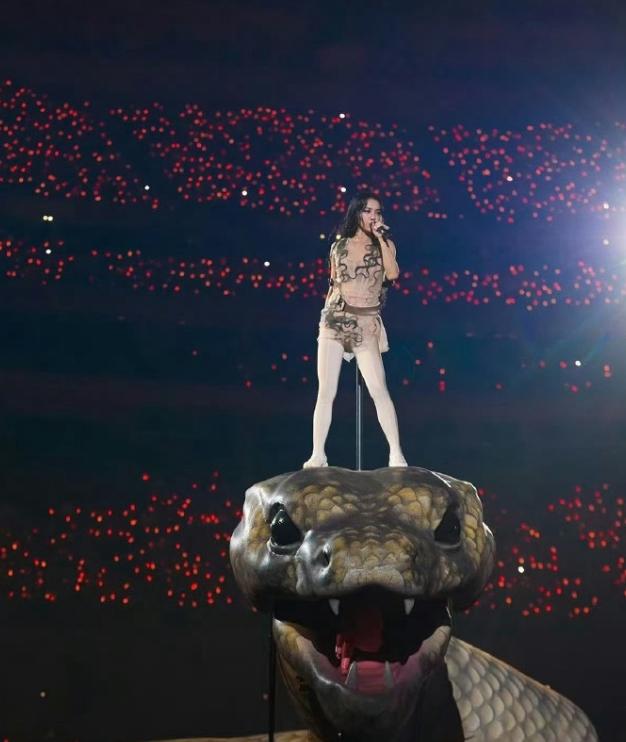 蔡依林演唱会竟然亏损七千万斥资2亿打造的顶级舞台，但是因为30米机械巨蛇，金色