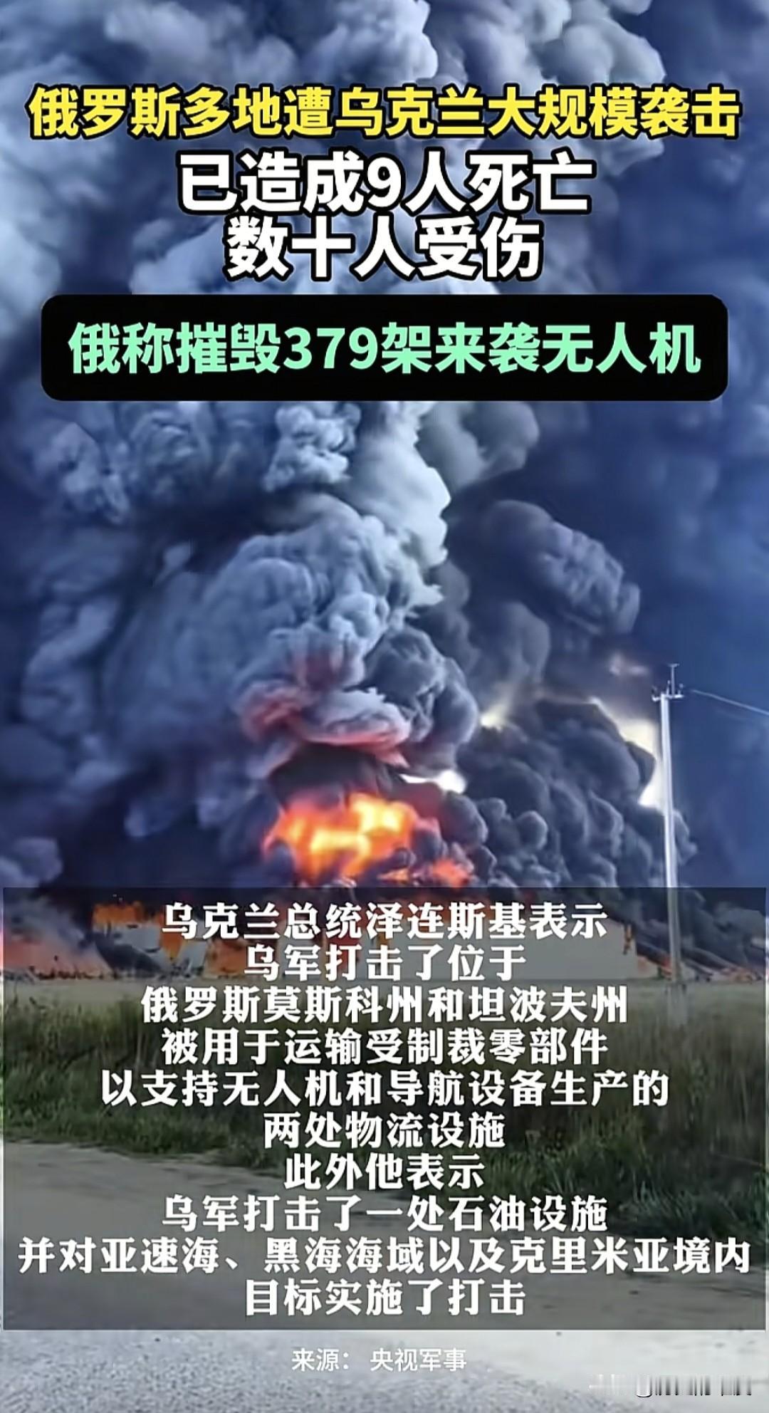 乌克兰开始全面打击俄罗斯的国际物流补给线网络，所有通过各种渠道，为俄罗斯提供直接