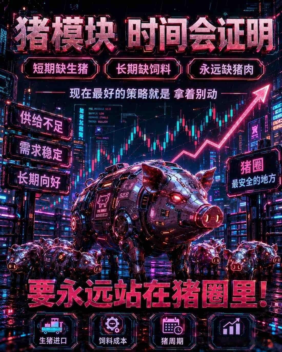 东方大国资金扎堆博弈“猪模块”周期行情，反观昨晚美股，非农数据大幅超出市场预期，