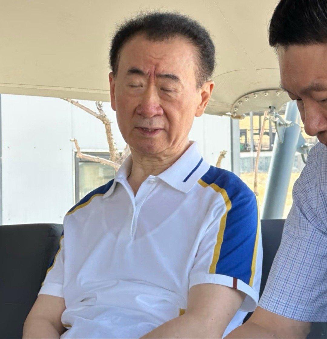 王健林这几年真的越来越瘦了，愈发沧桑​​​